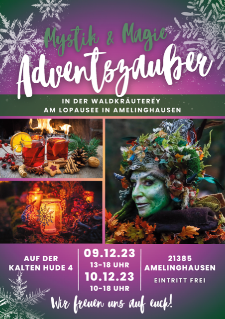 Mystik und Magie Adventszauber in der Walskräuterey am Lopausee in Amelinghausen
